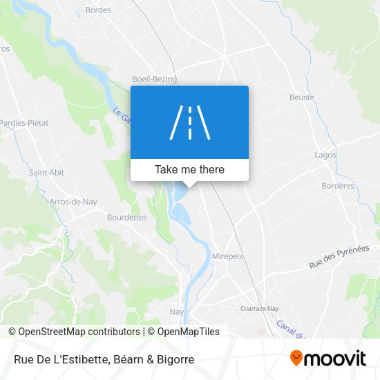 Rue De L'Estibette map