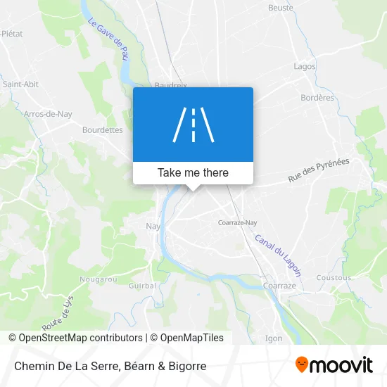 Chemin De La Serre map