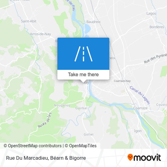 Rue Du Marcadieu map