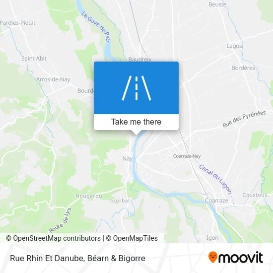 Rue Rhin Et Danube map