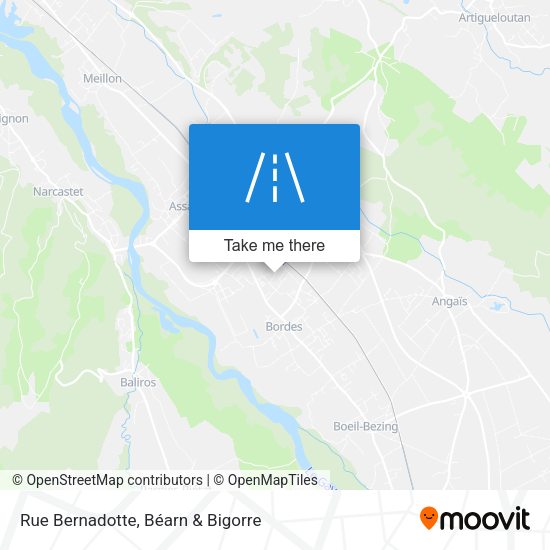 Rue Bernadotte map