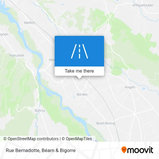Rue Bernadotte map