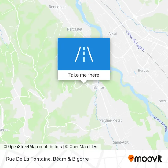 Rue De La Fontaine map