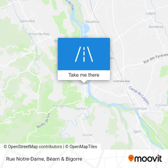 Rue Notre-Dame map