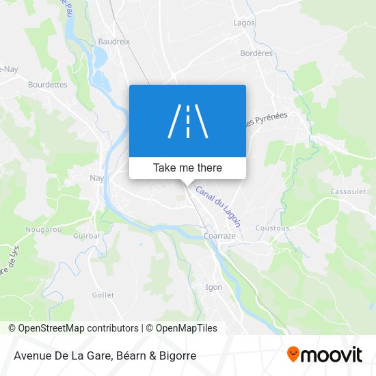 Avenue De La Gare map