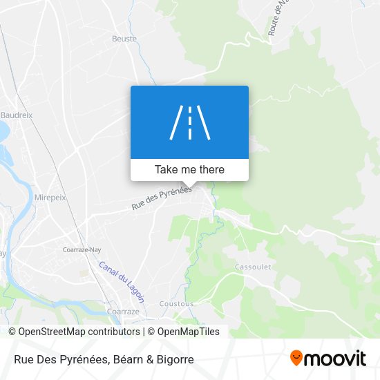 Rue Des Pyrénées map