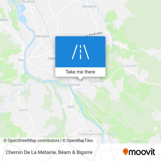 Chemin De La Métairie map