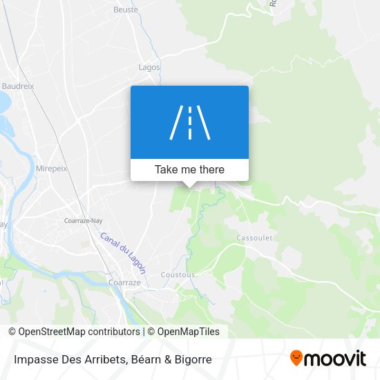 Impasse Des Arribets map