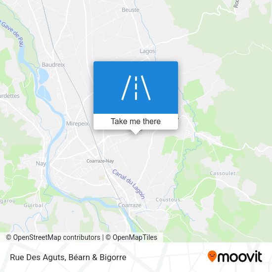 Rue Des Aguts map