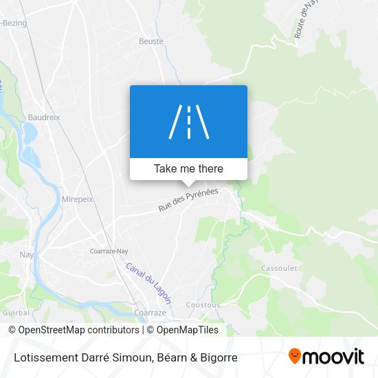 Lotissement Darré Simoun map