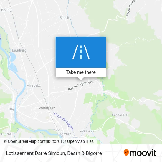 Lotissement Darré Simoun map