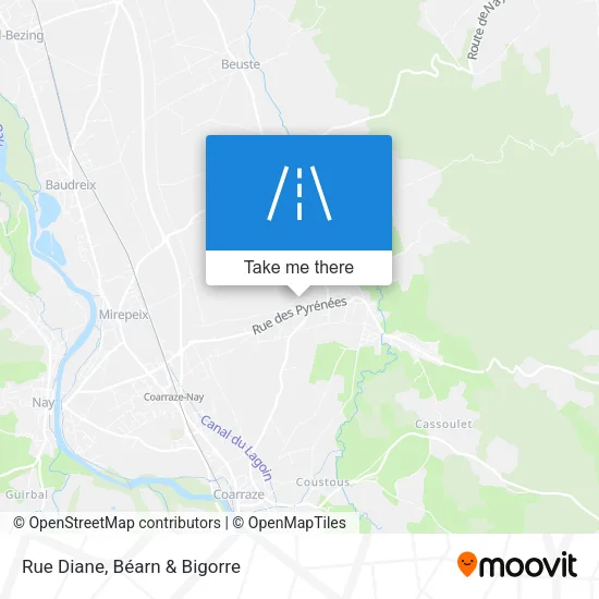 Rue Diane map
