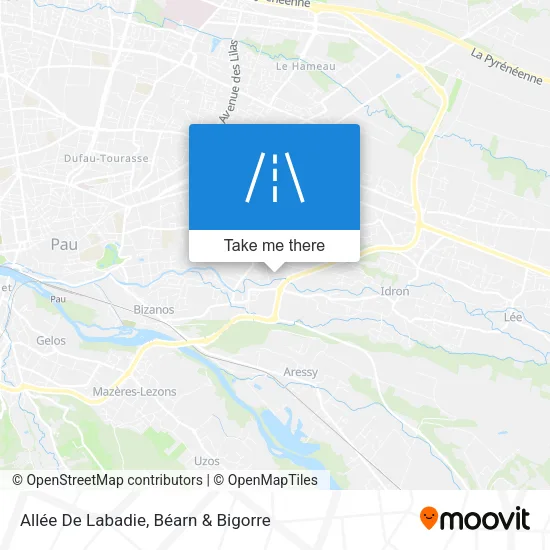Allée De Labadie map