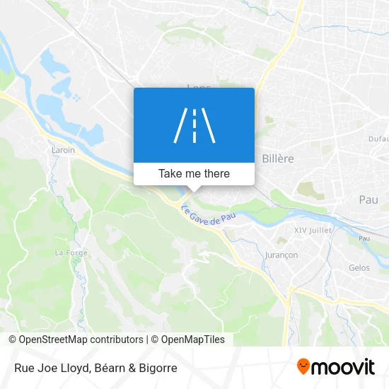 Rue Joe Lloyd map