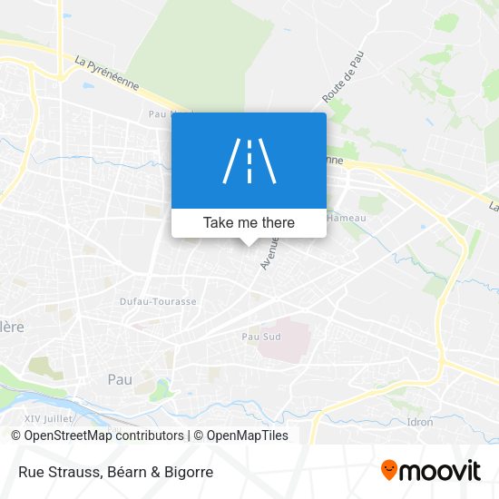 Rue Strauss map