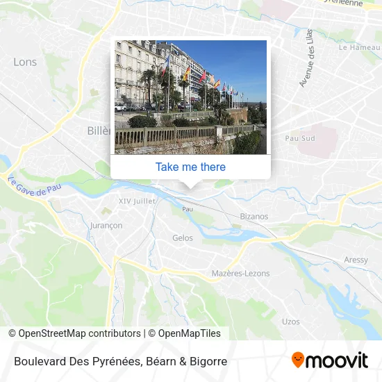 Boulevard Des Pyrénées map