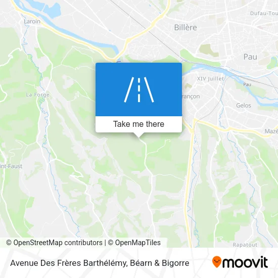 Avenue Des Frères Barthélémy map