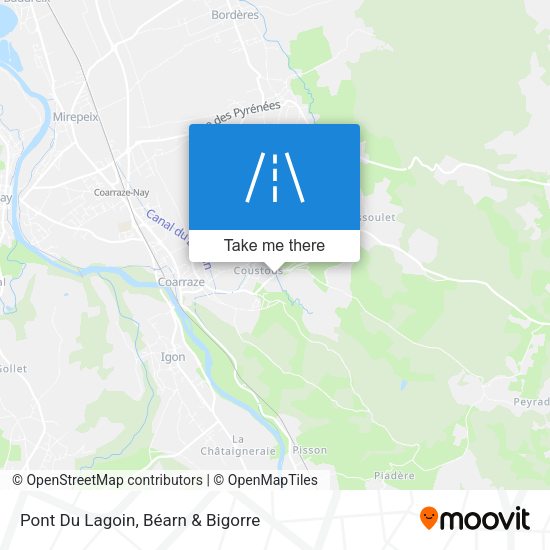 Pont Du Lagoin map