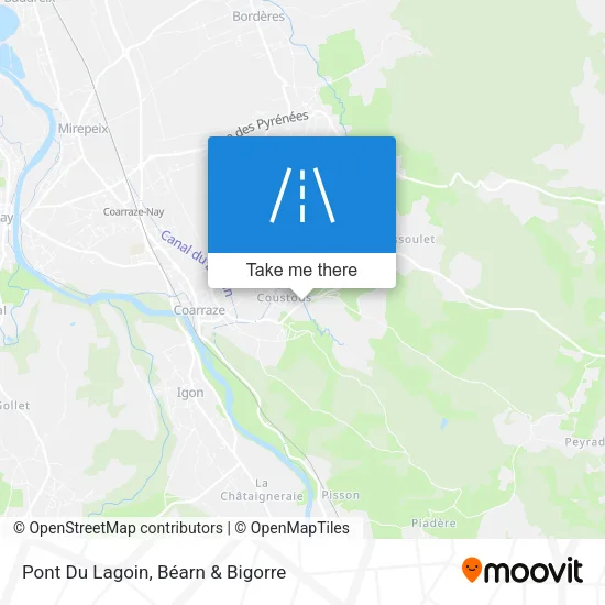 Pont Du Lagoin map