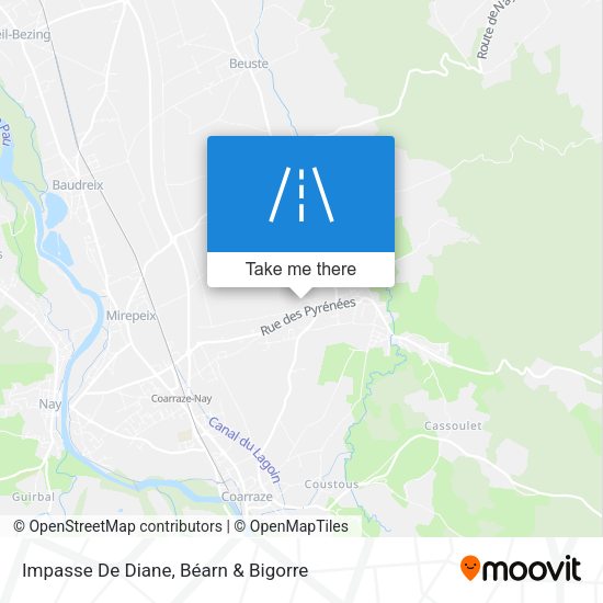 Impasse De Diane map