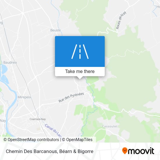Chemin Des Barcanous map