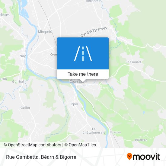 Rue Gambetta map