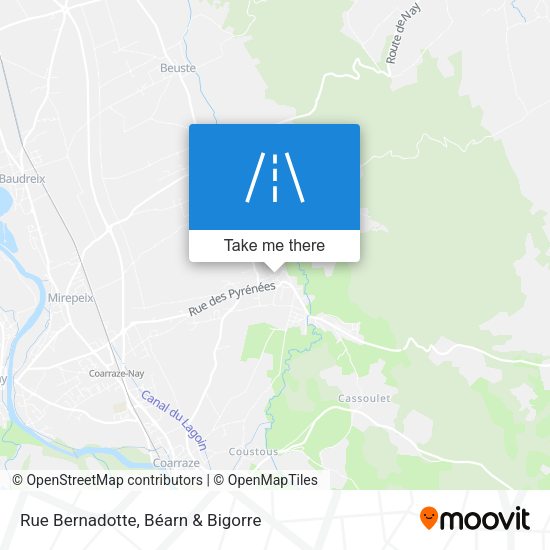Rue Bernadotte map