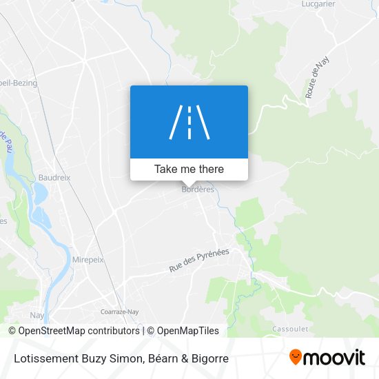 Lotissement Buzy Simon map
