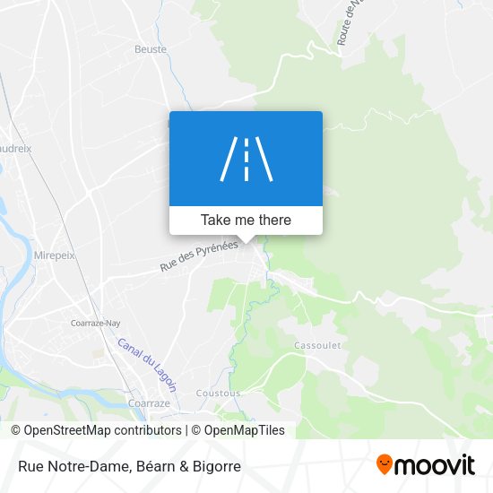 Rue Notre-Dame map