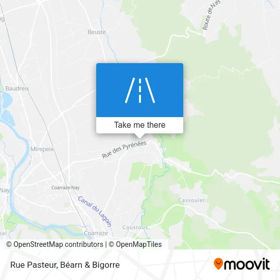 Rue Pasteur map