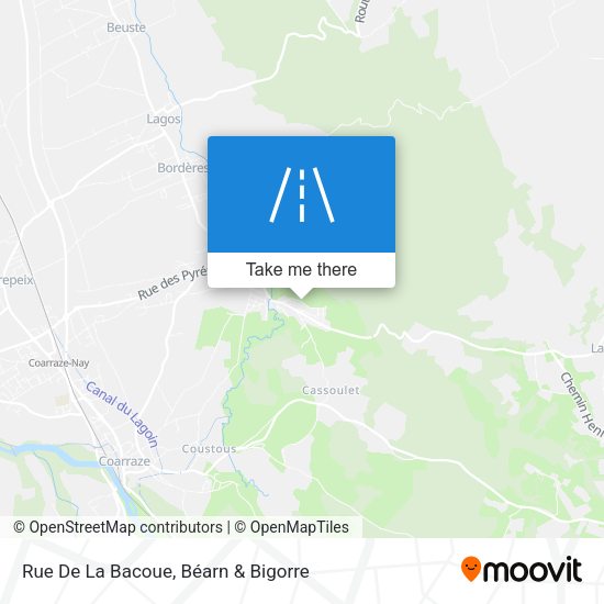 Rue De La Bacoue map