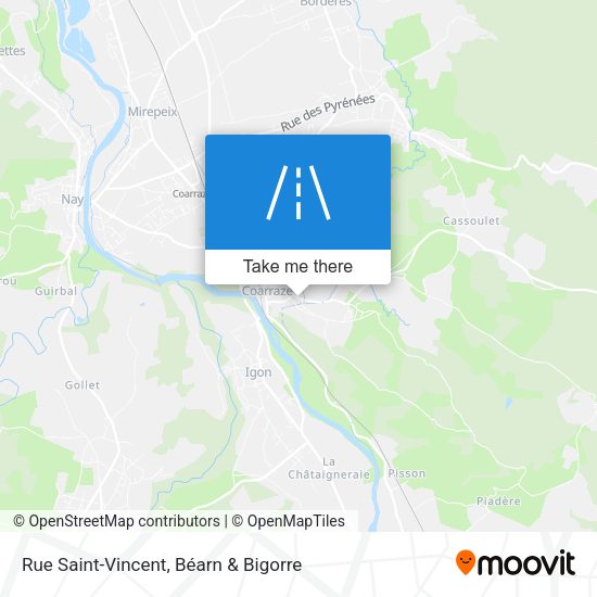 Rue Saint-Vincent map