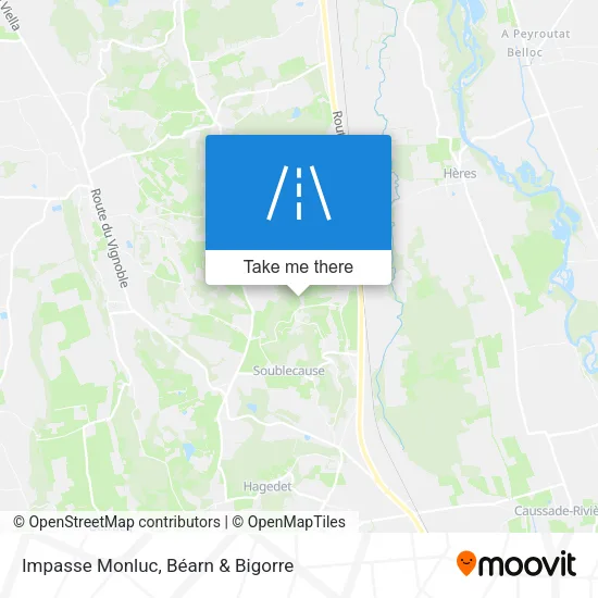 Impasse Monluc map