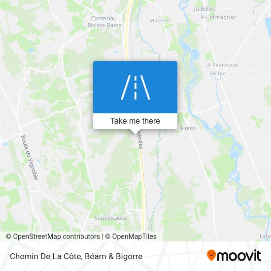 Chemin De La Côte map
