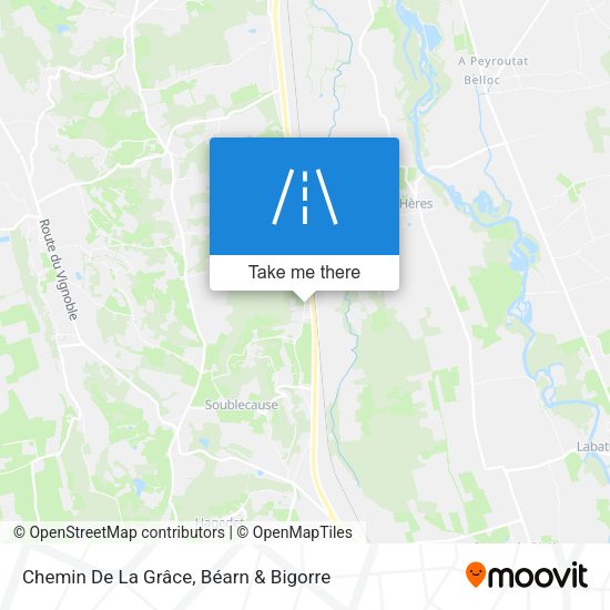 Chemin De La Grâce map