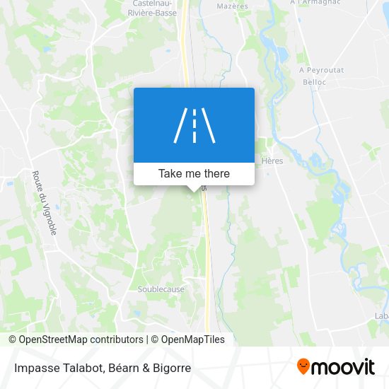Impasse Talabot map