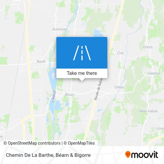 Chemin De La Barthe map