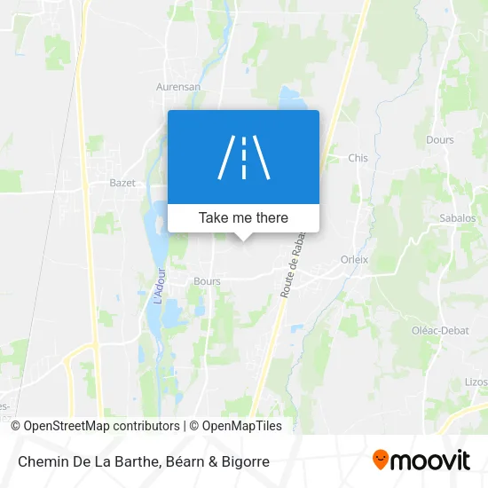 Chemin De La Barthe map