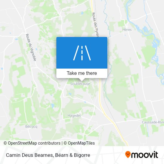 Camin Deus Bearnes map