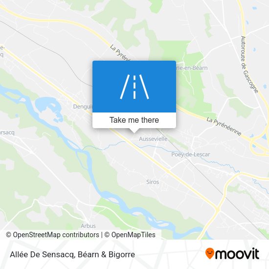 Allée De Sensacq map