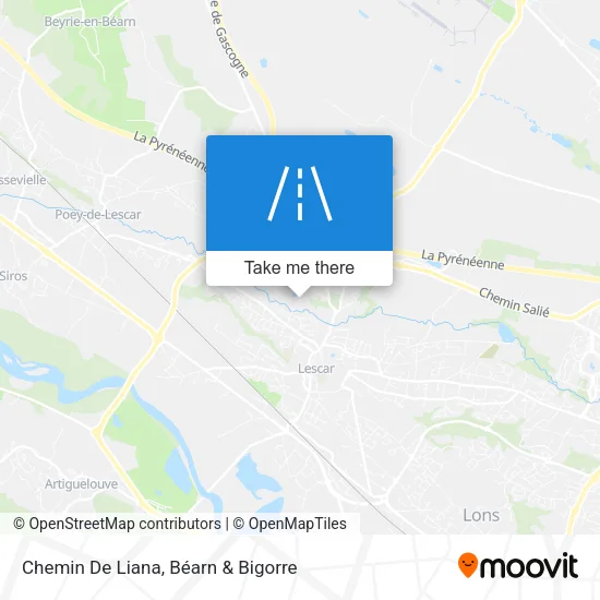 Chemin De Liana map