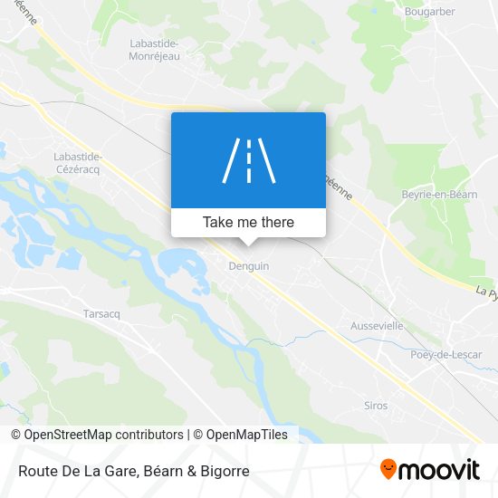 Route De La Gare map