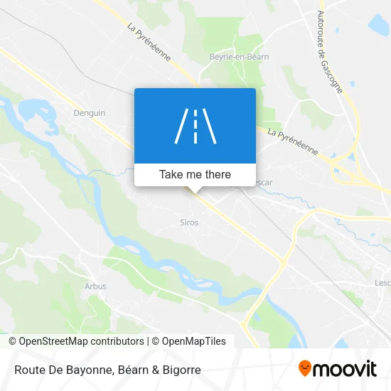 Route De Bayonne map
