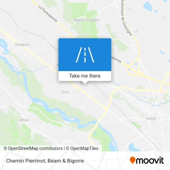 Chemin Pierrinot map