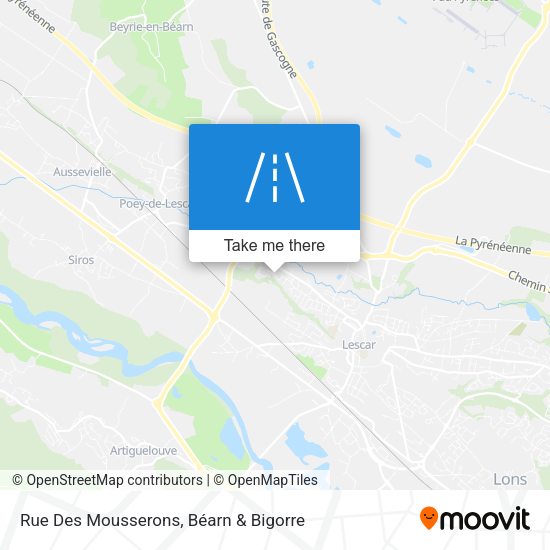 Rue Des Mousserons map