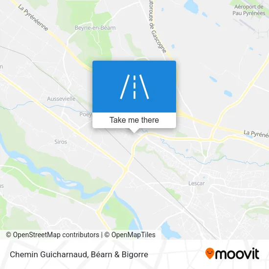 Chemin Guicharnaud map