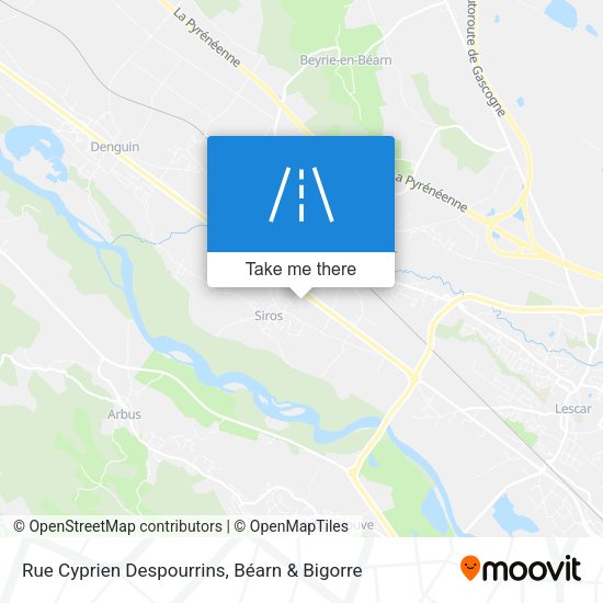 Rue Cyprien Despourrins map