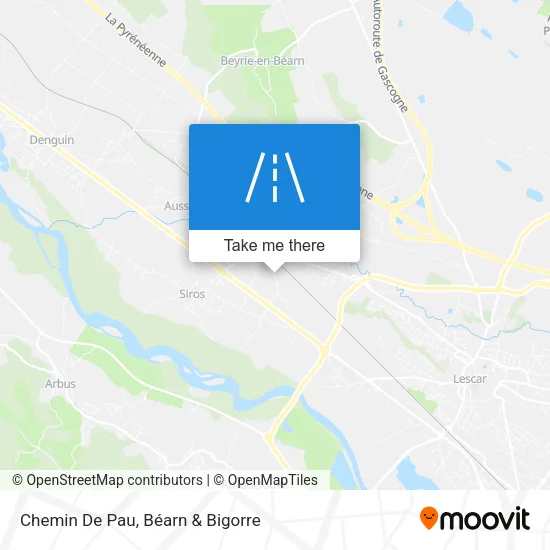 Chemin De Pau map