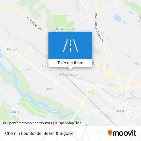 Chemin Lou Sende map