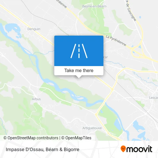Impasse D'Ossau map